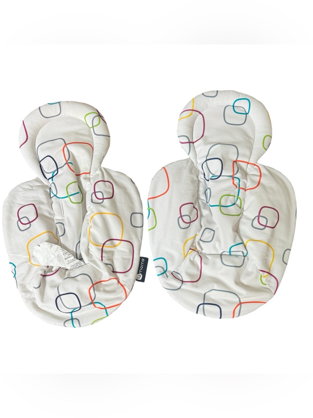 4moms Mamaroo rocker extra cover 2 newborn infant plush body cushion inserts lot - Picture 2 of 4